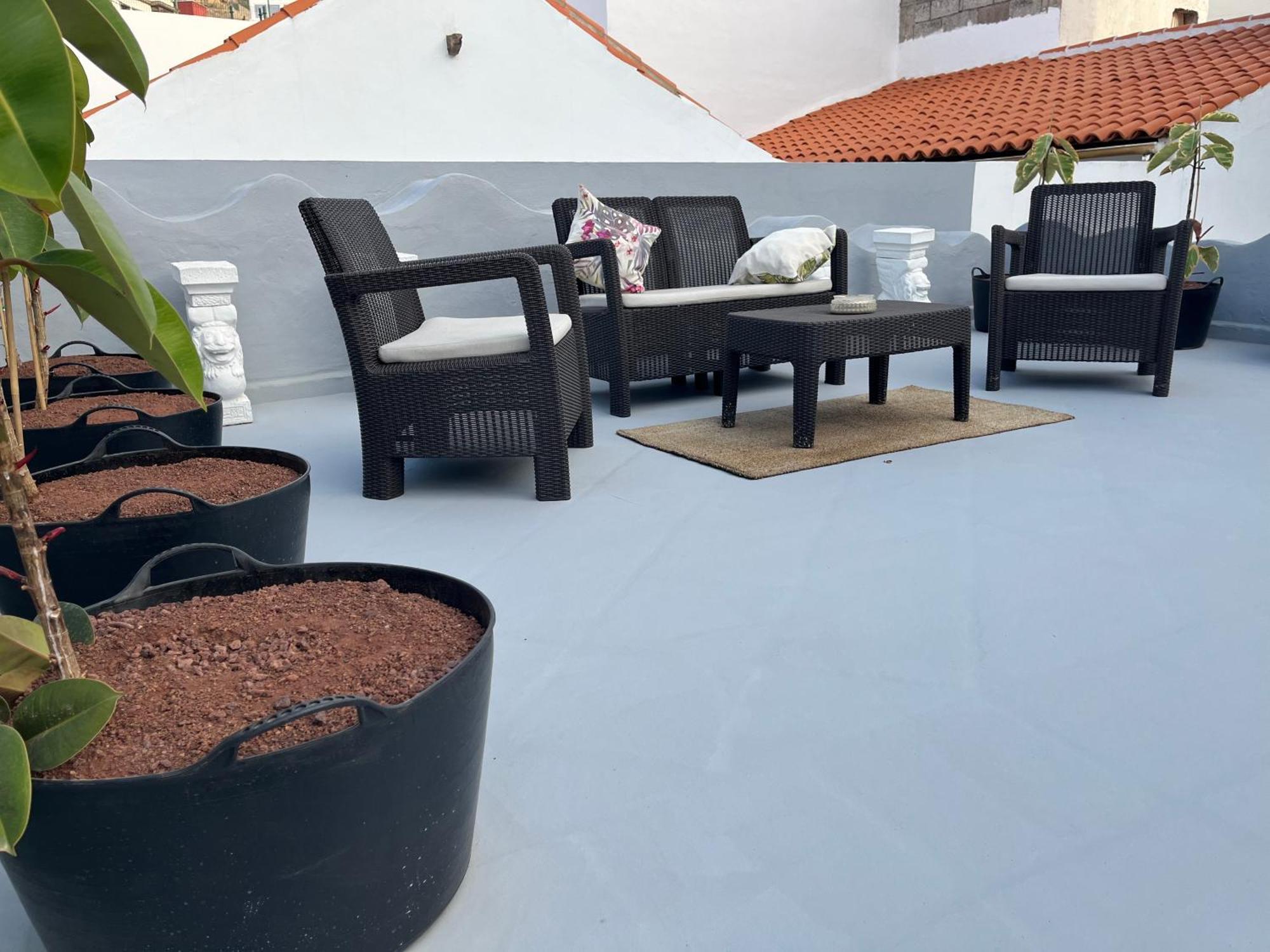 Ferienwohnung Plaza De La Fuente Granadilla De Abona Tenerife Sur Only Adults Con Terraza Privada Exterior foto